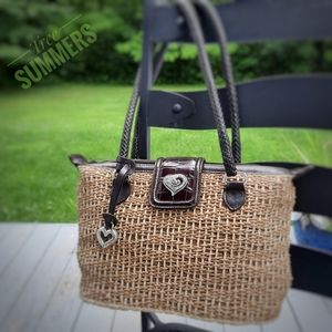 Brighton Woven Straw Purse